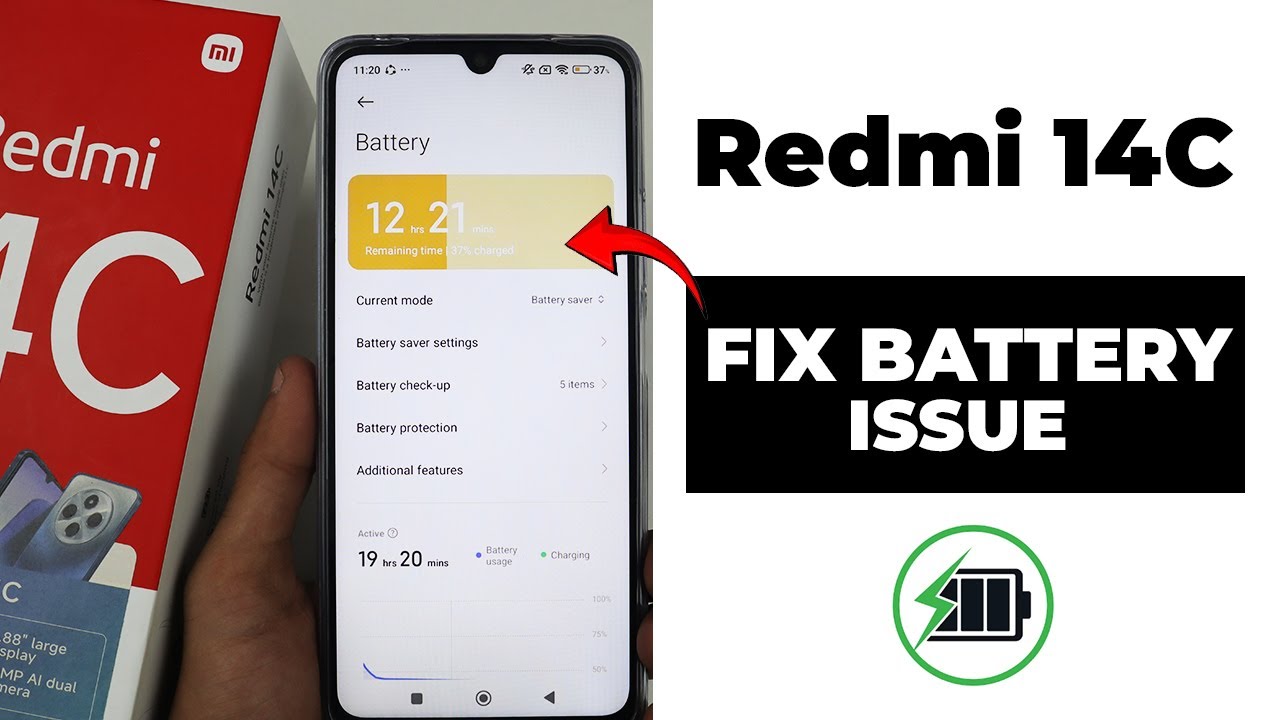 Fix Battery Drain Issue in Redmi 14C | Solve Fast Battery Drain