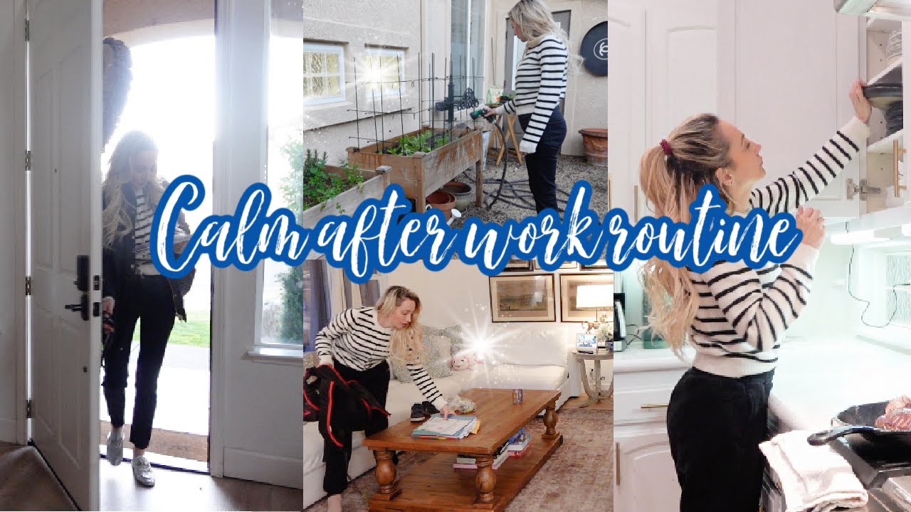 CALM PM ROUTINE // WORKING MOM OF 4 // GARDENING, COOKING, AND MORE!