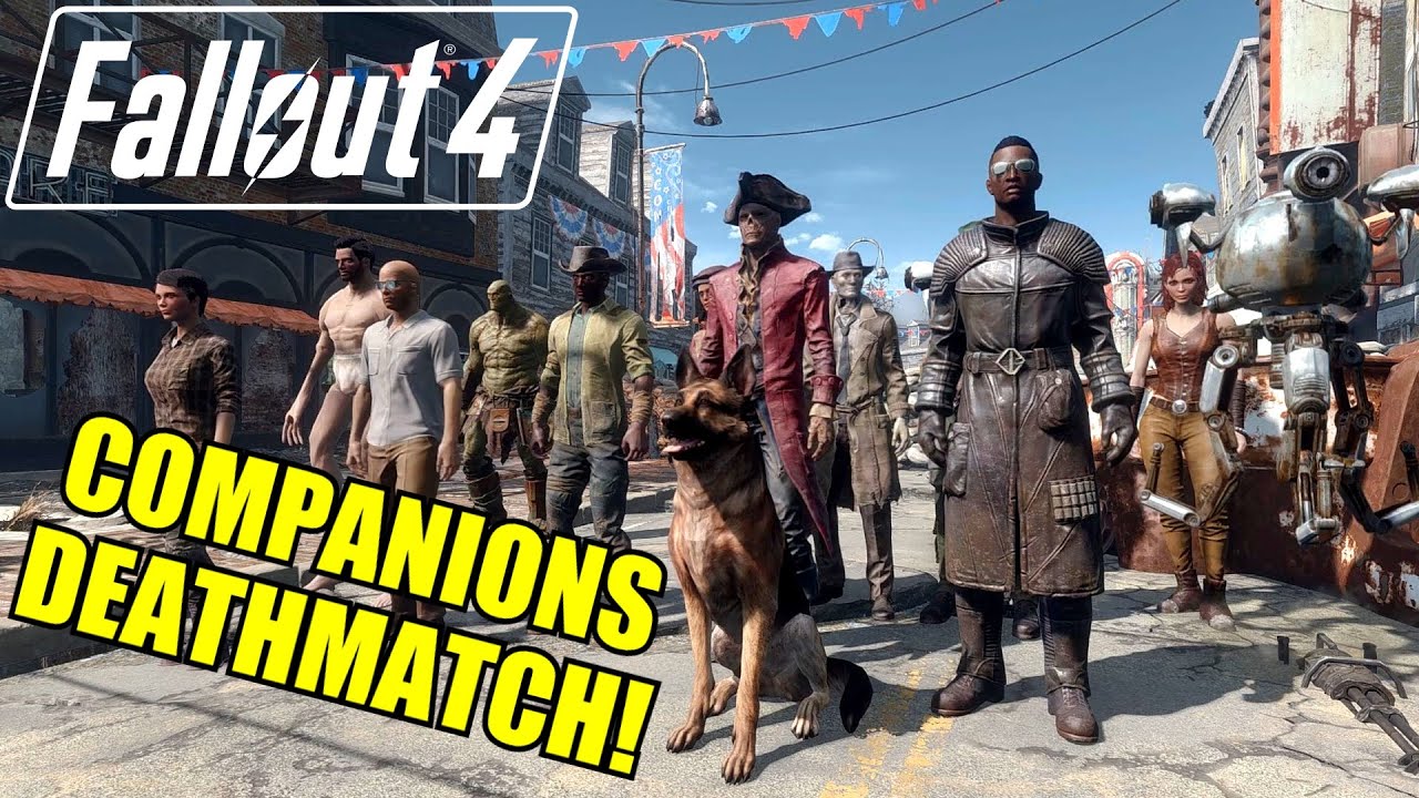 FALLOUT 4 ALL COMPANIONS / FOLLOWERS DEATHMATCH - NPC Battle To The Death #10