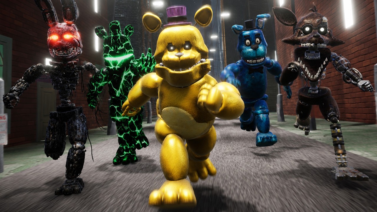 Я добавил ВСЕХ аниматроников из FNAF в ОГРОМНЫЙ ГОРОД в Hello Neighbor..