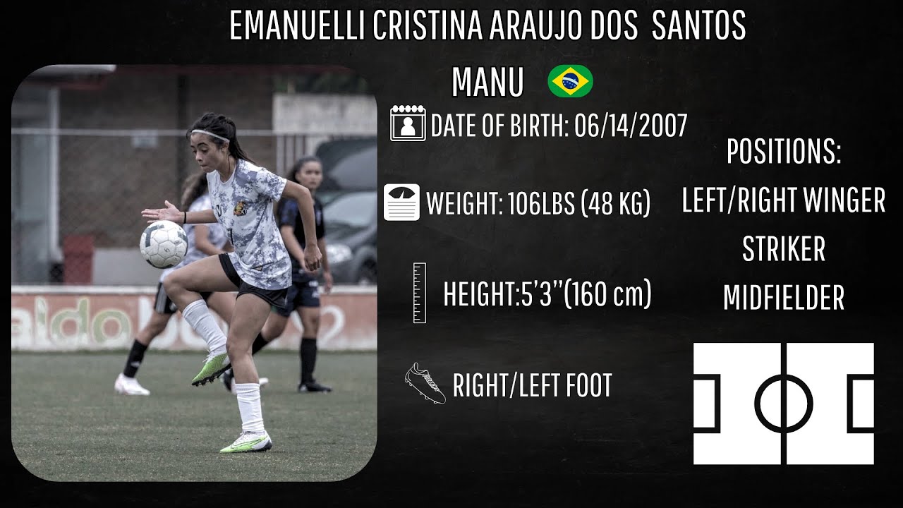 Highlights &ndash; Manu Santos 🇧🇷 | Midfielder/Winger | 2007 (Cheetahs Academy)