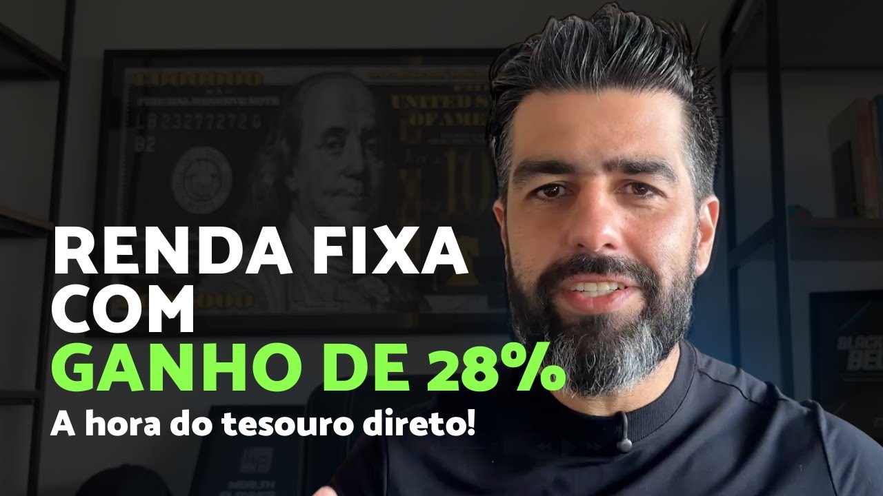 OPORTUNIDADE DA DÉCADA - 28% de ganho emprestando seu dinheiro pro governo!