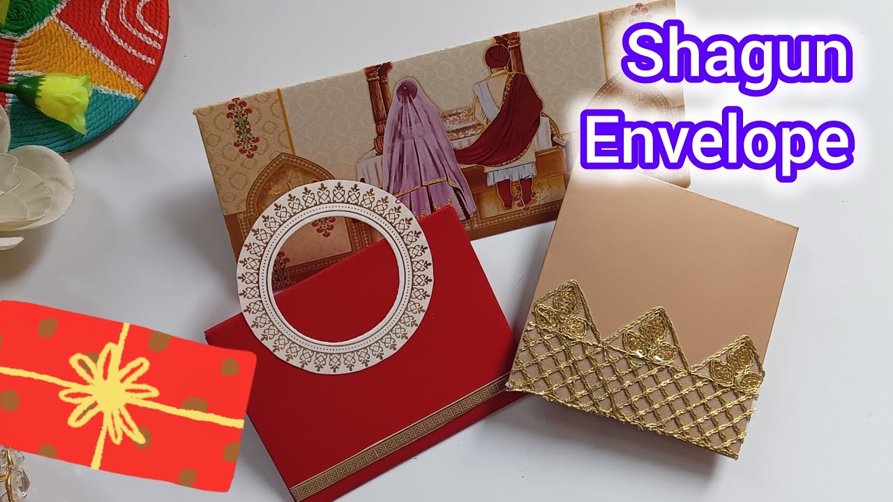 3 Ideas !! Shagun Envelope From Old Wedding Cards | wedding envelope |