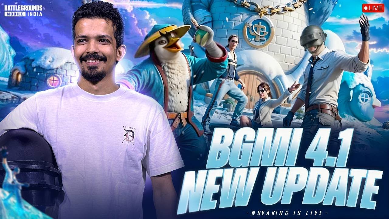 NEW UPDATE 4.1 | BGMI LIVE  | Novaking Live