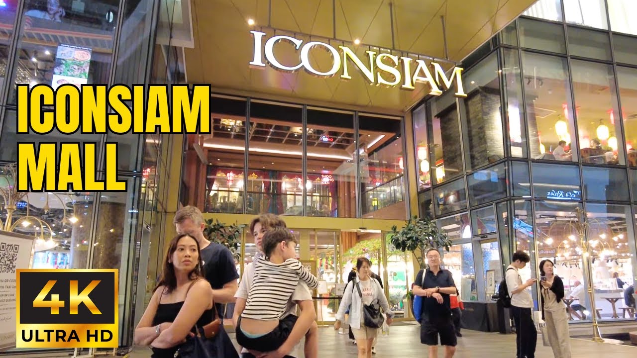 ICONSIAM mall bangkok Thailand​ Walking Tour 【4K, 60fps】 ไอคอน สยาม​ 暹羅天地 ايكون سيام مول بانكوك