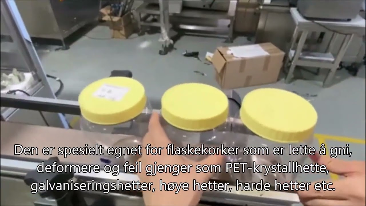 Automatisk servo skrulokkmaskin for plastflaske,glasskrukke,Servo gripende vri av kapper