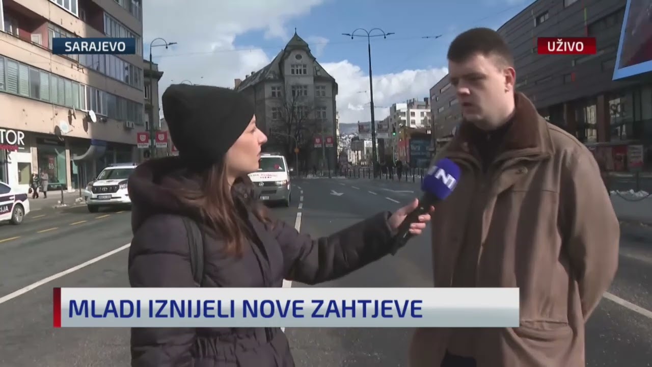 Završen šesti dan protesta u Sarajevu. Novi zakazani za subotu