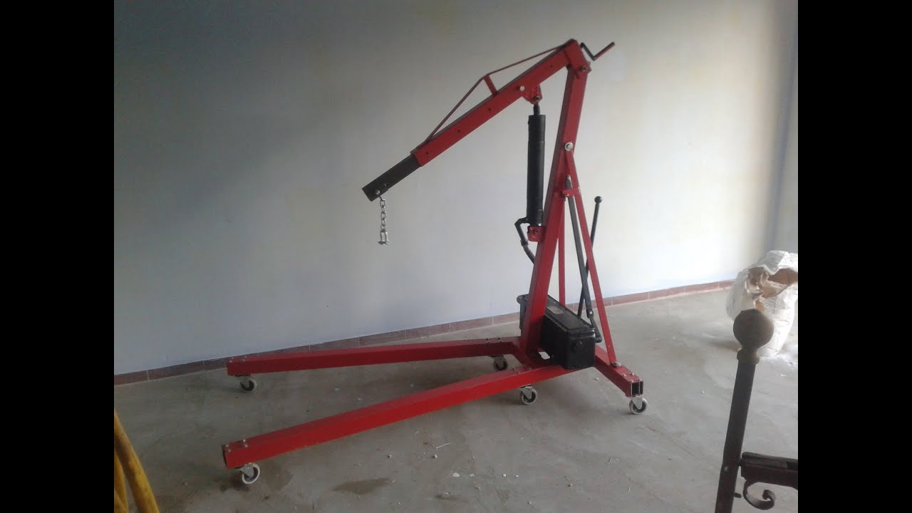 Hydraulic Engine Hoist  Homemade - Build