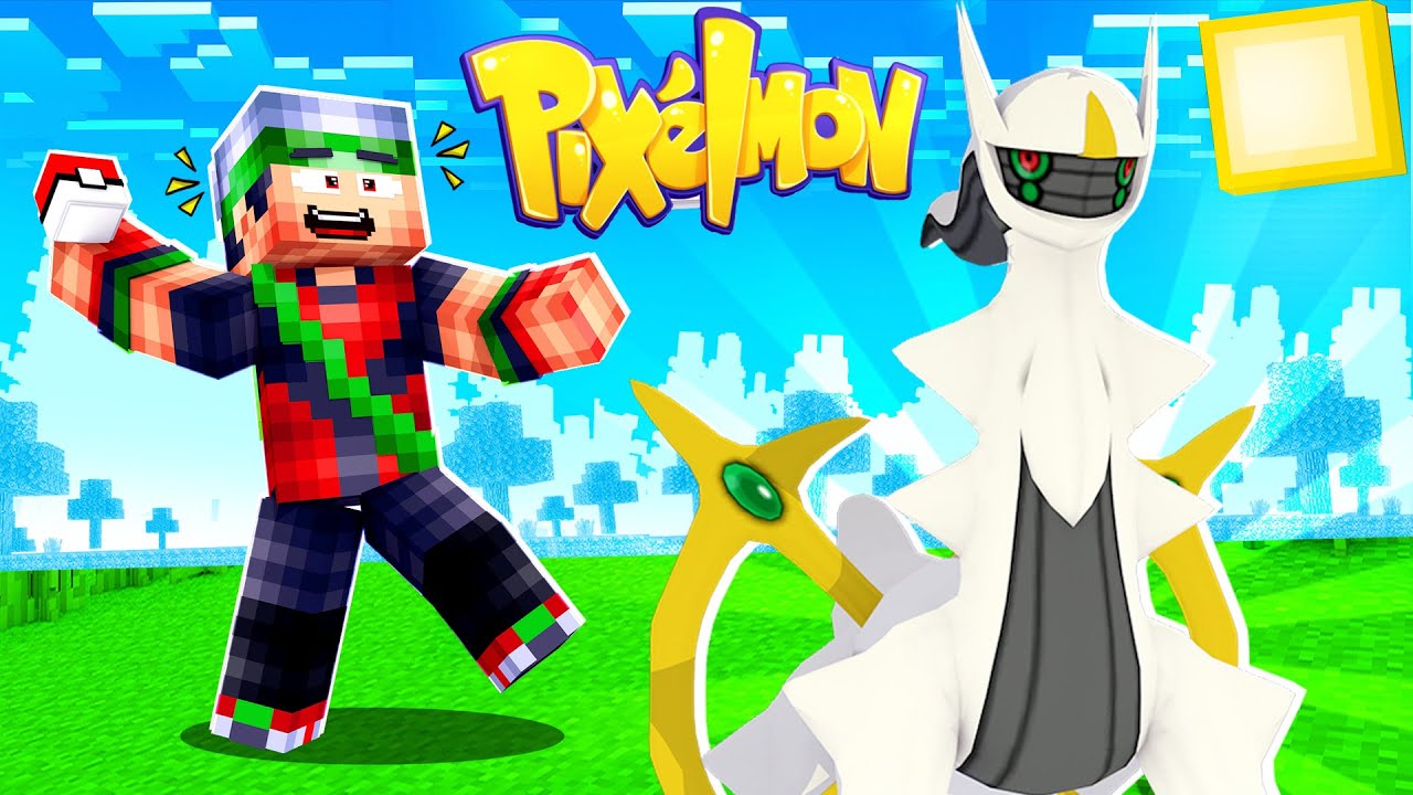 How to CATCH ARCEUS in PIXELMON GENERATIONS! (Minecraft Pokemon)