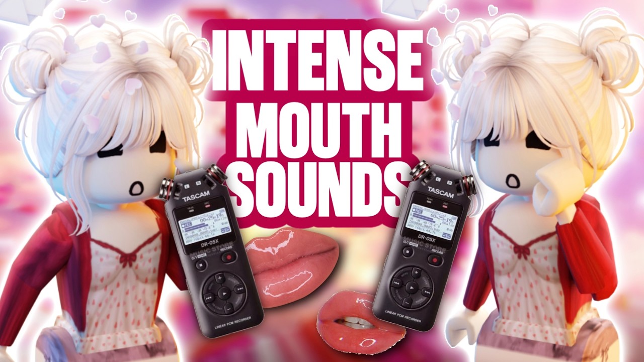 Roblox ASMR ~ 30 mins INTENSE ear to ear mouth sounds 😱👂