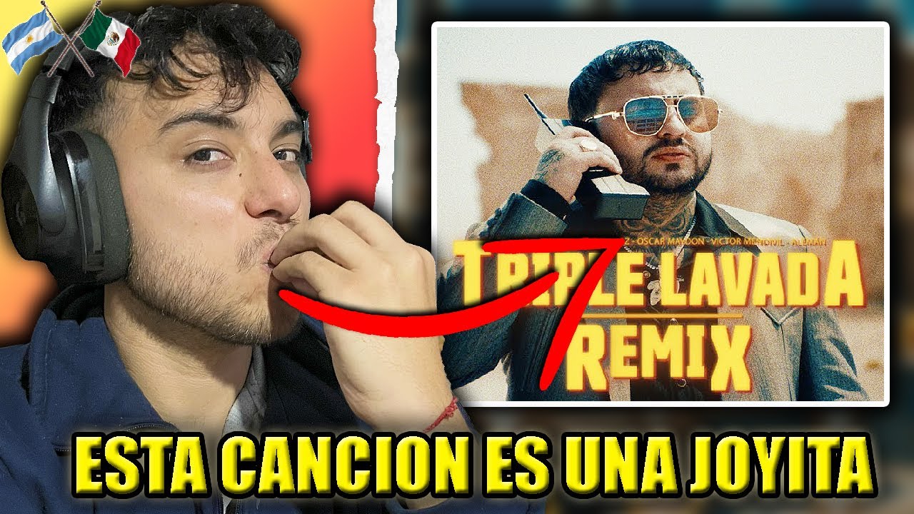 REACCION de 🇦🇷 a Esau Ortíz, Conriquez, Oscar, Alemán feat. Victor Mendivil - Triple Lavada (Remix)