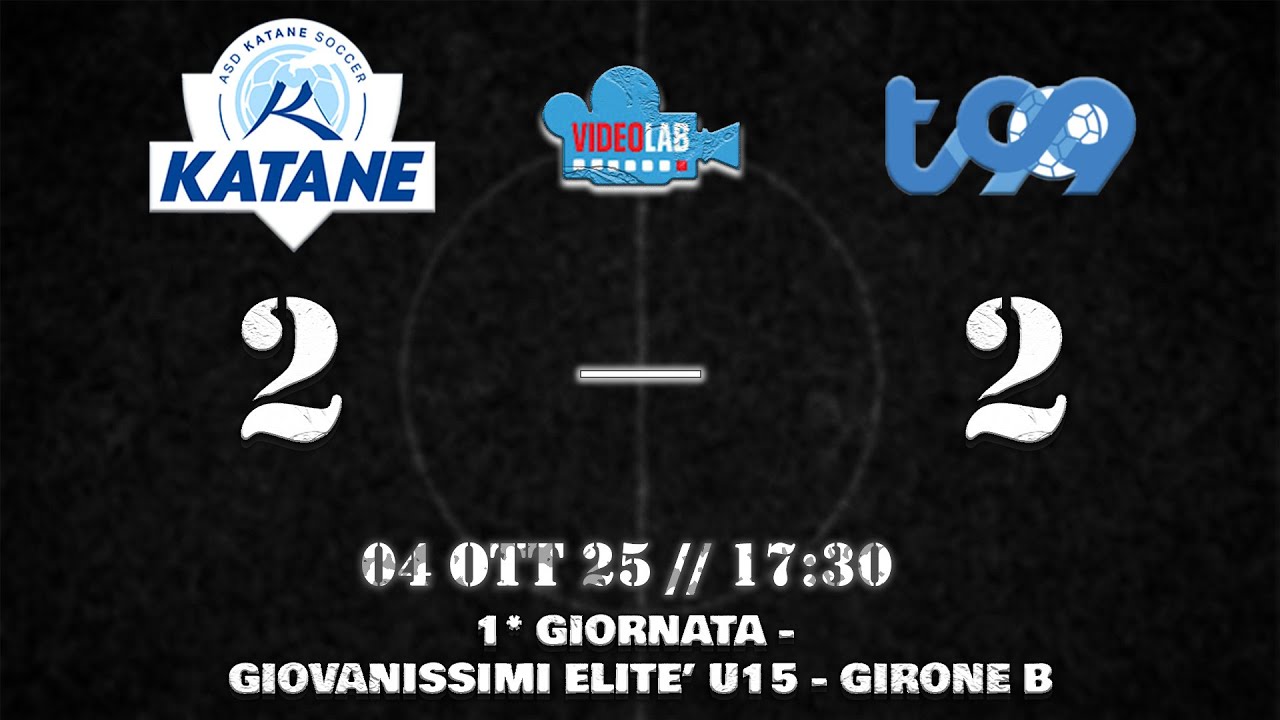 HIGHLIGHTS|1* GIORNATA - GIOVANISSIMI ELITE' U15 - GIRONE B| KATANE SOCCER 2-2 TEAM SPORT MILLENNIUM