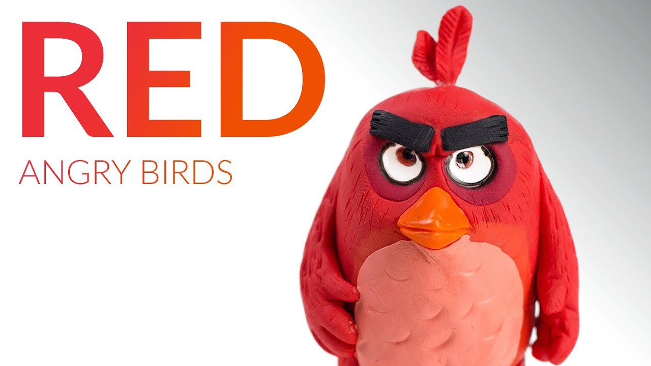 RED (Angry Birds) – Polymer Clay Tutorial