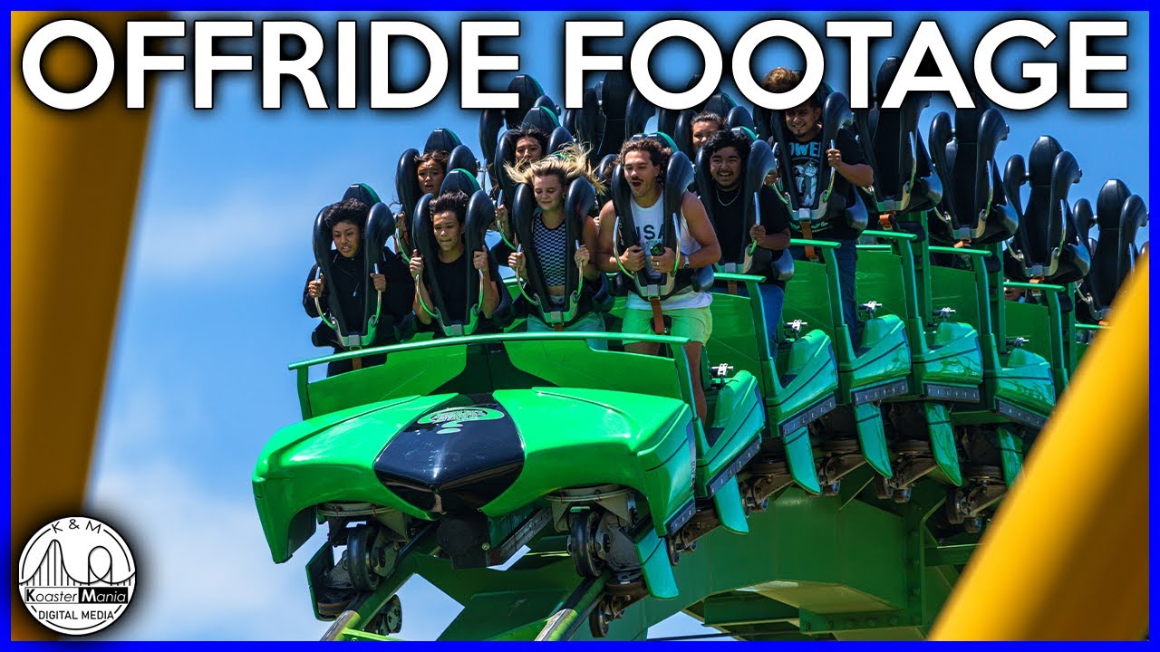 Riddler's Revenge | Six Flags Magic Mountain | 4K Off-Ride Footage | Non-Copyright | 2024