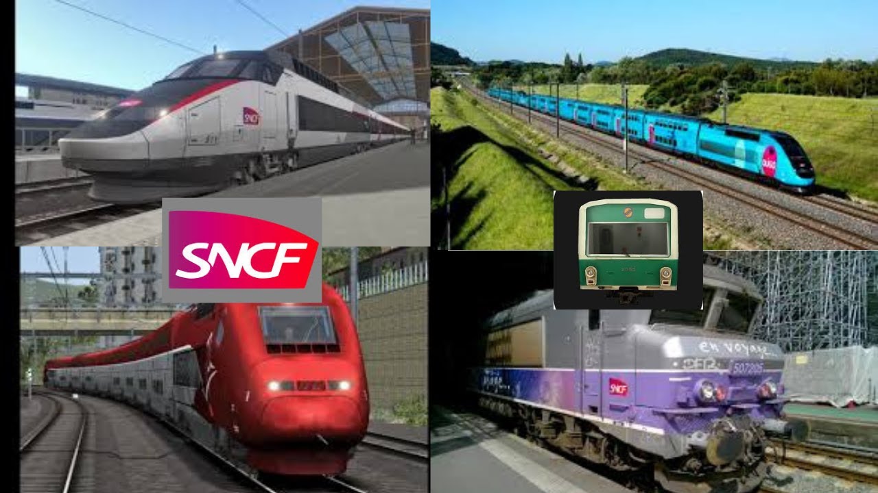 [Hmmsim 2] Plusieurs départs et Passages de TGV ET TER (La Poste,PSE,Carmillon,Intercités) | SNCF