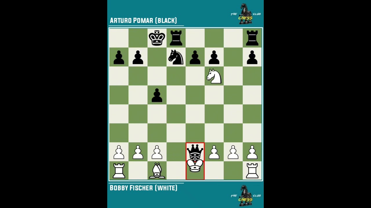 Bobby Fischer vs Arturo Pomar ◉ Stockholm - Sweden, 1962 ‖ Clash Chess Legends