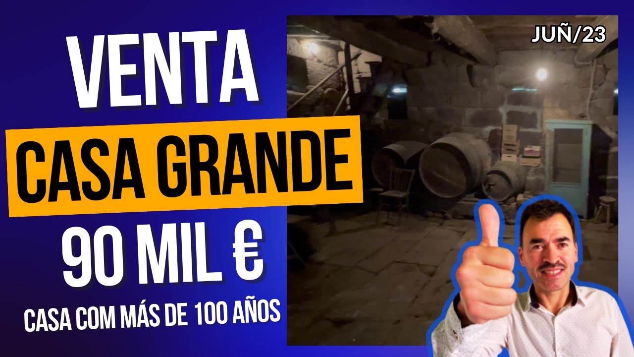 #48 VENTA - CASA GRANDE + FINCA - € 90MIL - AMOEIRO - OURENSE - ESPAÑA