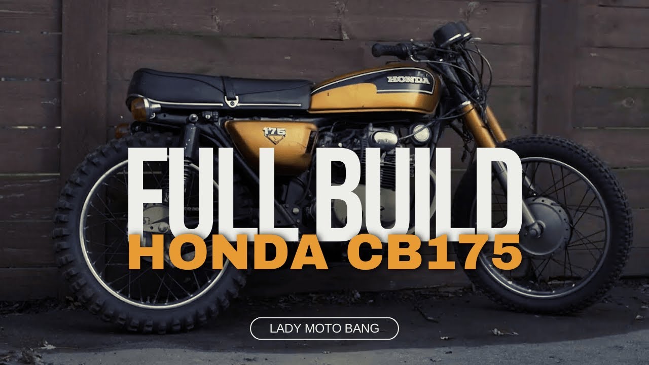 Full Motorcycle Restoration // 1972 Honda CB175 // Barnfind