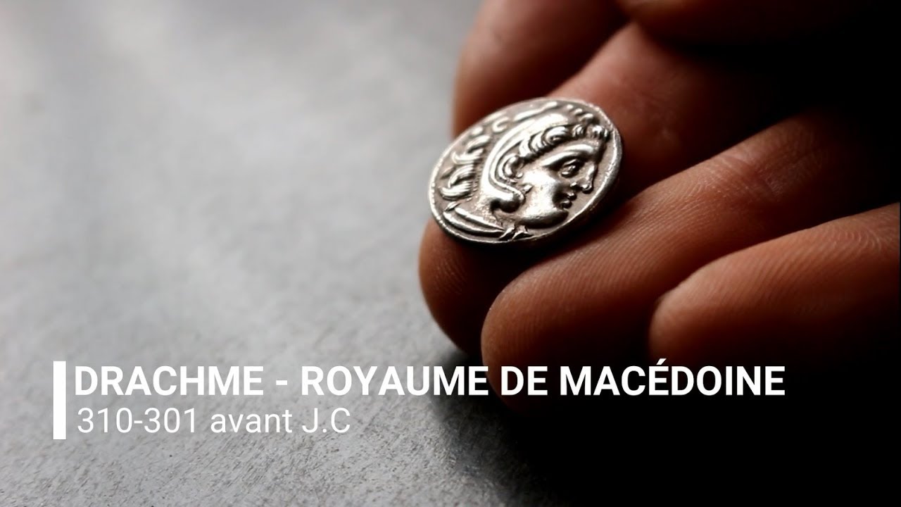 Fabrication d'une chevalière - DRACHME - Pièce de monnaie antique.