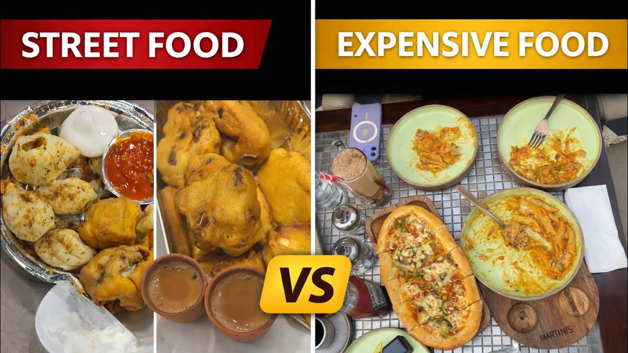Expensive Café Martini 😳vs Delhi Local Food 😱 | Worth the Money?