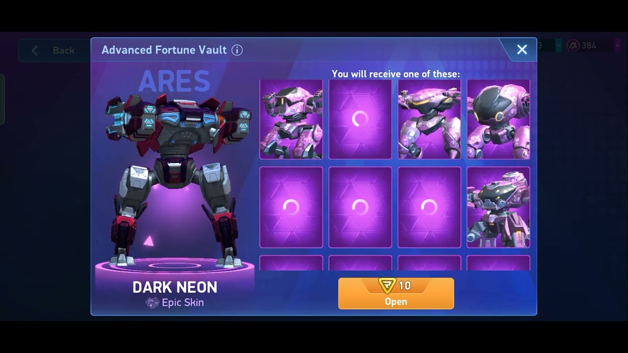 spinning for loot rush