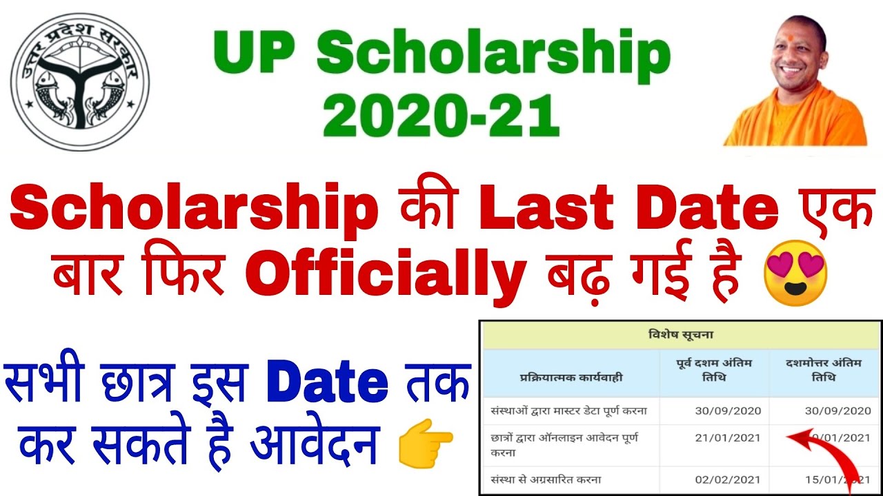 UP Scholarship 2020-21 | UP scholarship last date 2020 | UP Scholarship Server Problem Solved