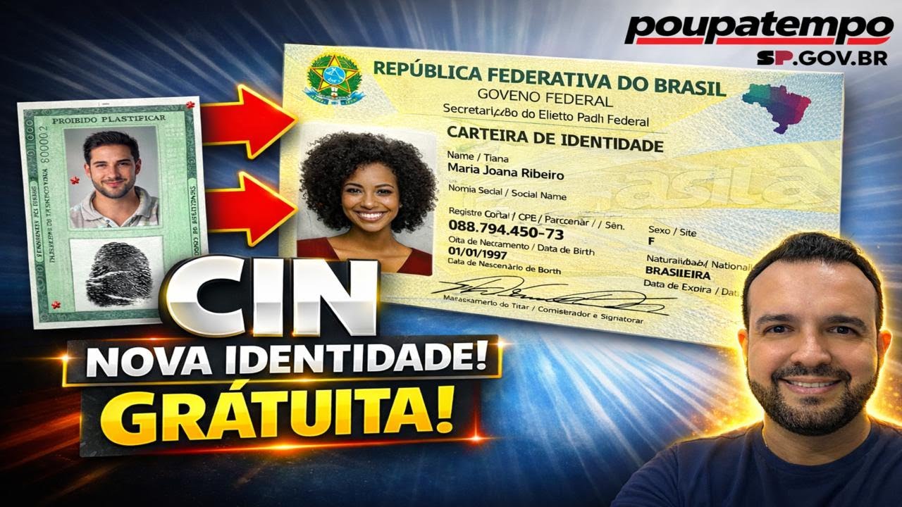 NOVA IDENTIDADE JÁ ESTÁ DISPONÍVEL EM TODO O BRASIL!