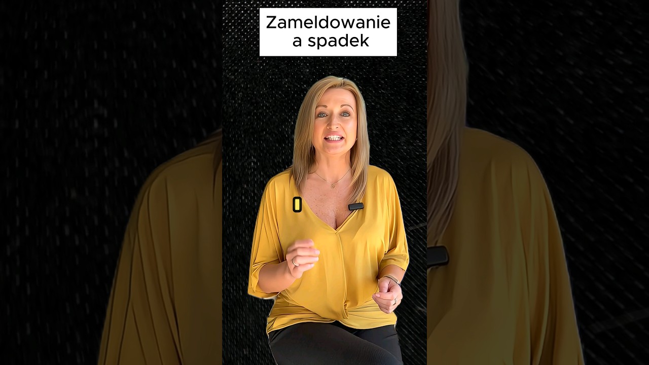 Zameldowanie a spadek #spadek #testamen #darowizna #umowadarowizny