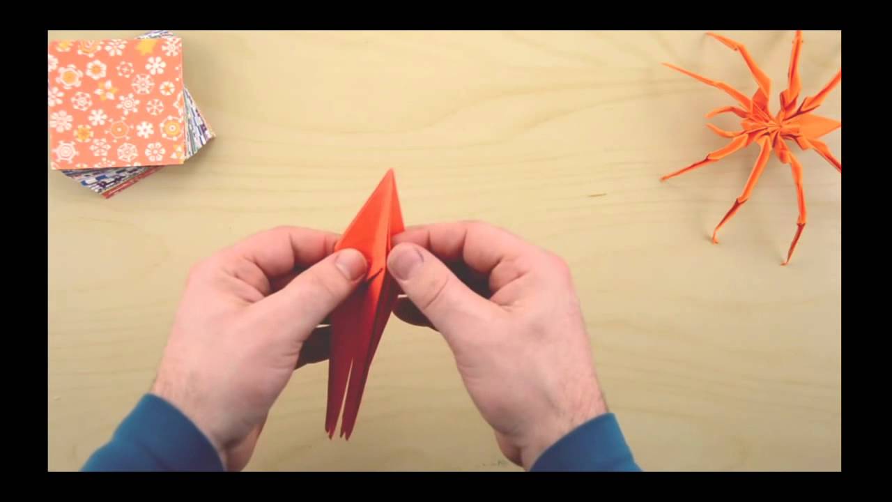 Aranha Feita com Origami