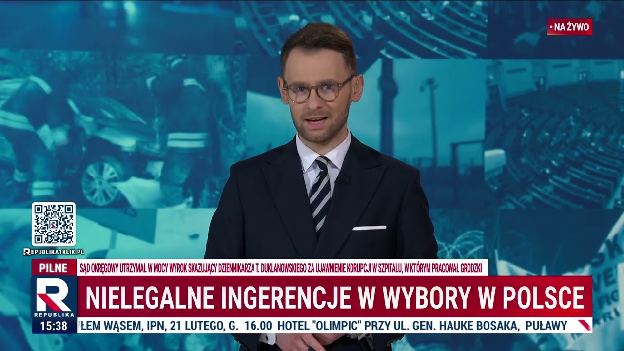 Informacje Telewizja Republika 09.02.2026 godzina 15:30