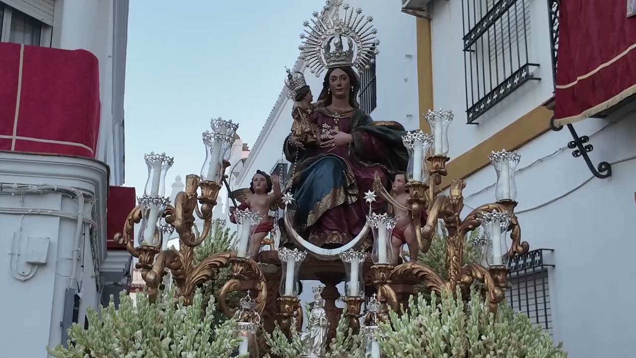 Virgen de las Nieves.Patrona de Olivares(Sevilla) 2025 Marcha Rosario de Montesión (Juan Velázquez)