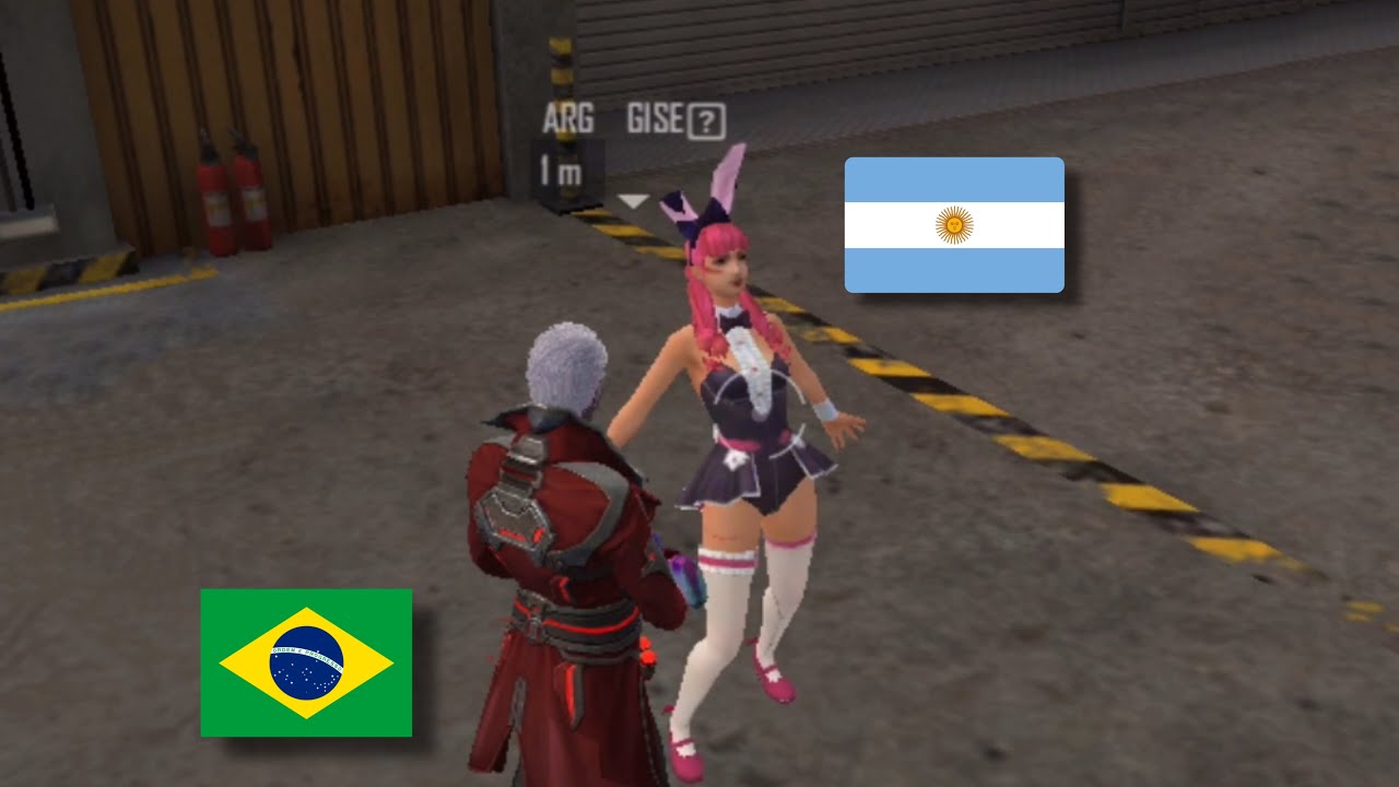 JOGA COM UMA ARGENTINA NO MODO GLADIADORES FF SÓ PODIA DA NISSO..