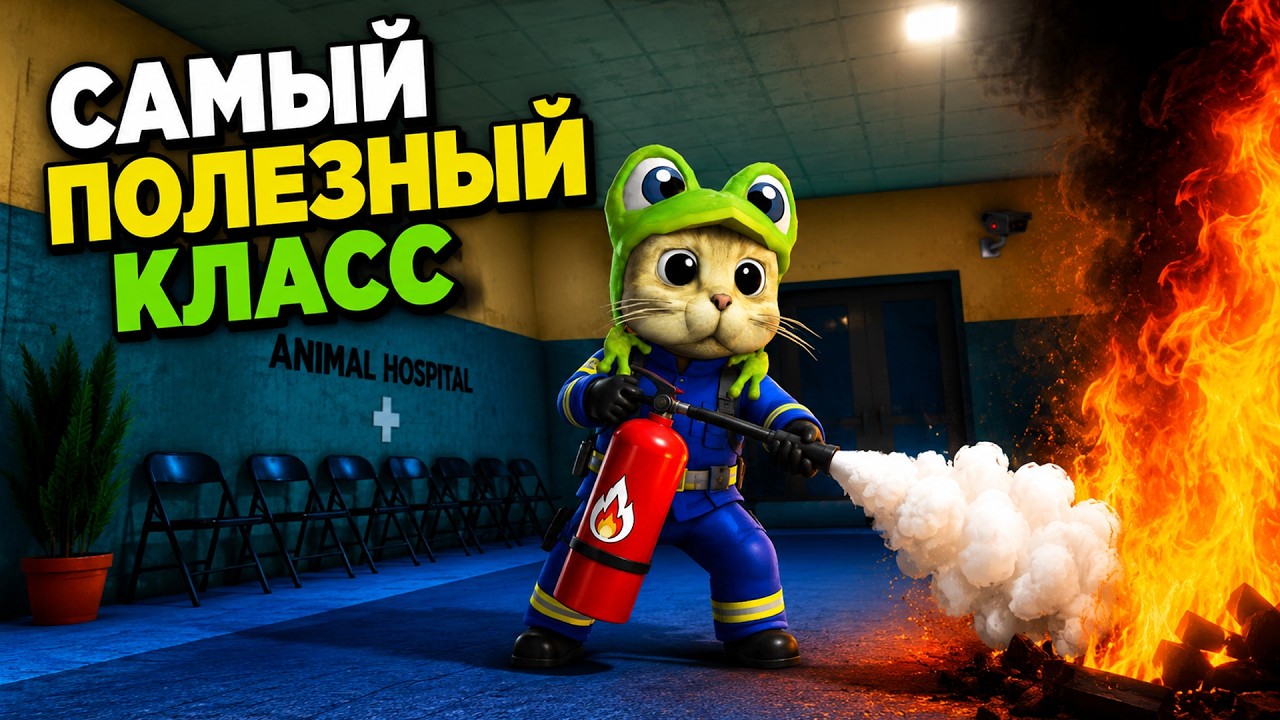 FIREFIGHTER - THE BEST CLASS to beat Animal Hospital Roblox | Animal Hospital roblox