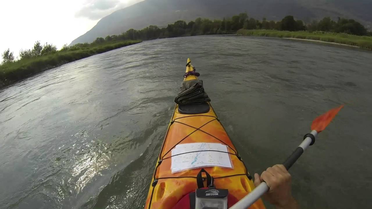 Kayak trekking on the Rhone part 1 - 2016