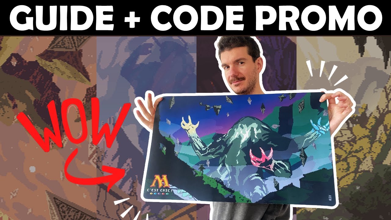 Comment avoir un playmat personnalisé en quelques clics ! Et un tapis de jeu Magic C'est Chic ! 