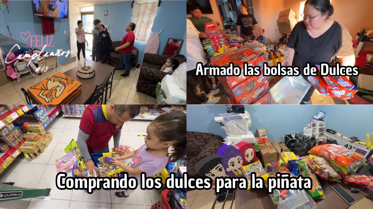 Cumpleaños 🎂#15 de Gabo + Armando las bolsas de Dulces + Comprando dulces para la piñata 