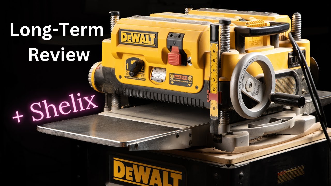 Dewalt 735 X planer Long Term 10 year Review Shelix Helical Spiral Cutterhead Woodworking Upgrade