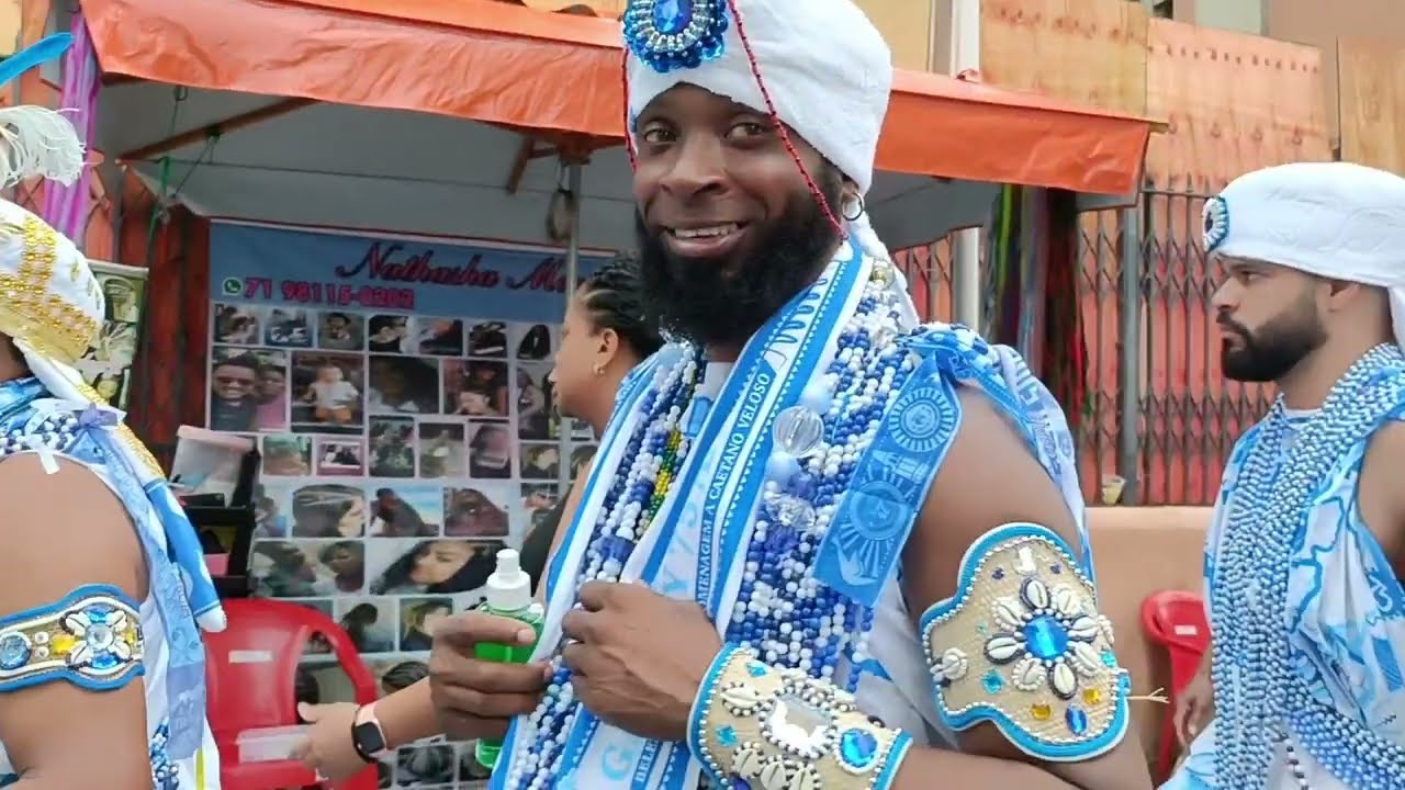 Saída Filhos de Gandhy no Pelourinho - vídeo  Completo  - Carnaval Salvador 2024 (2)