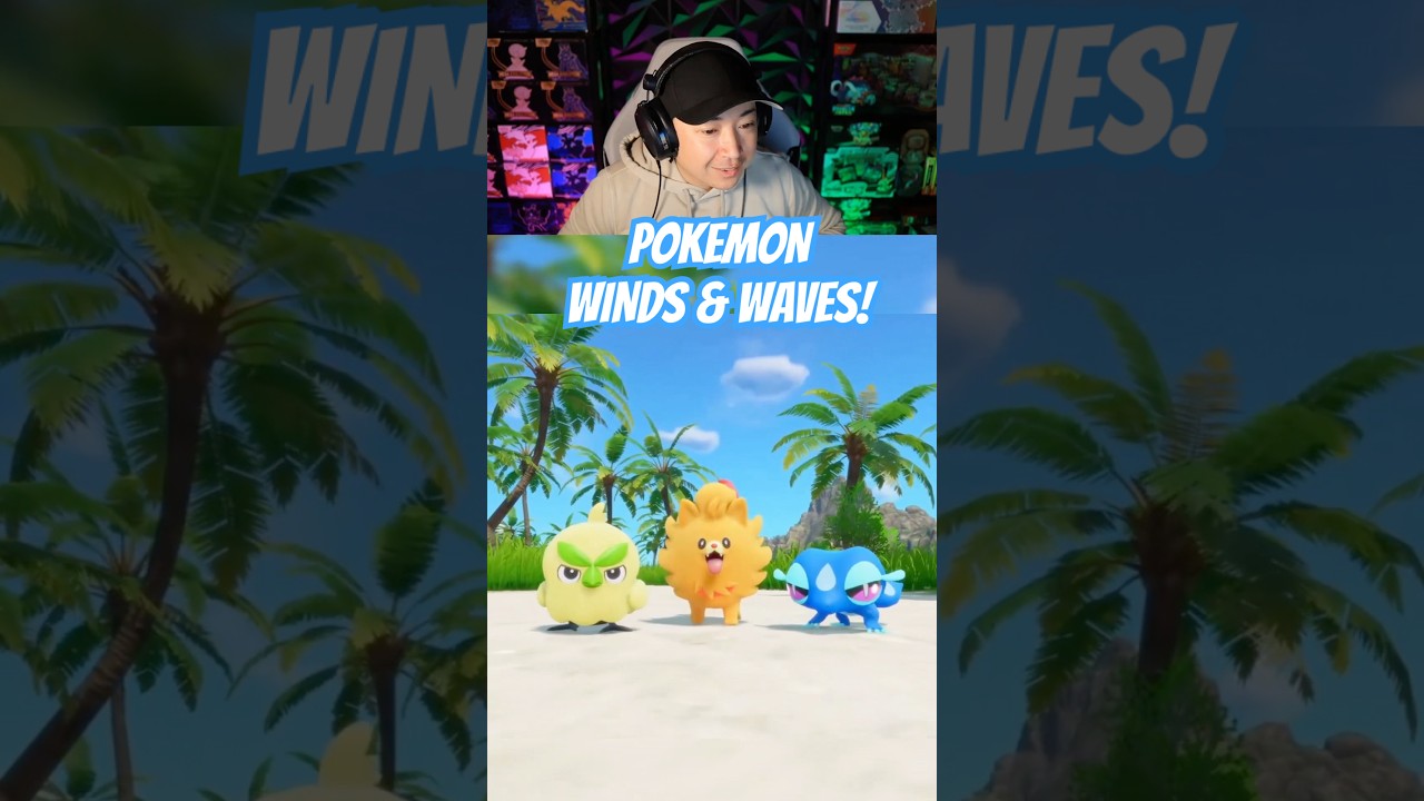 Трейлер к выходу Pokemon Winds & Waves!! 10-е поколение! #pokemon #30thanniversary