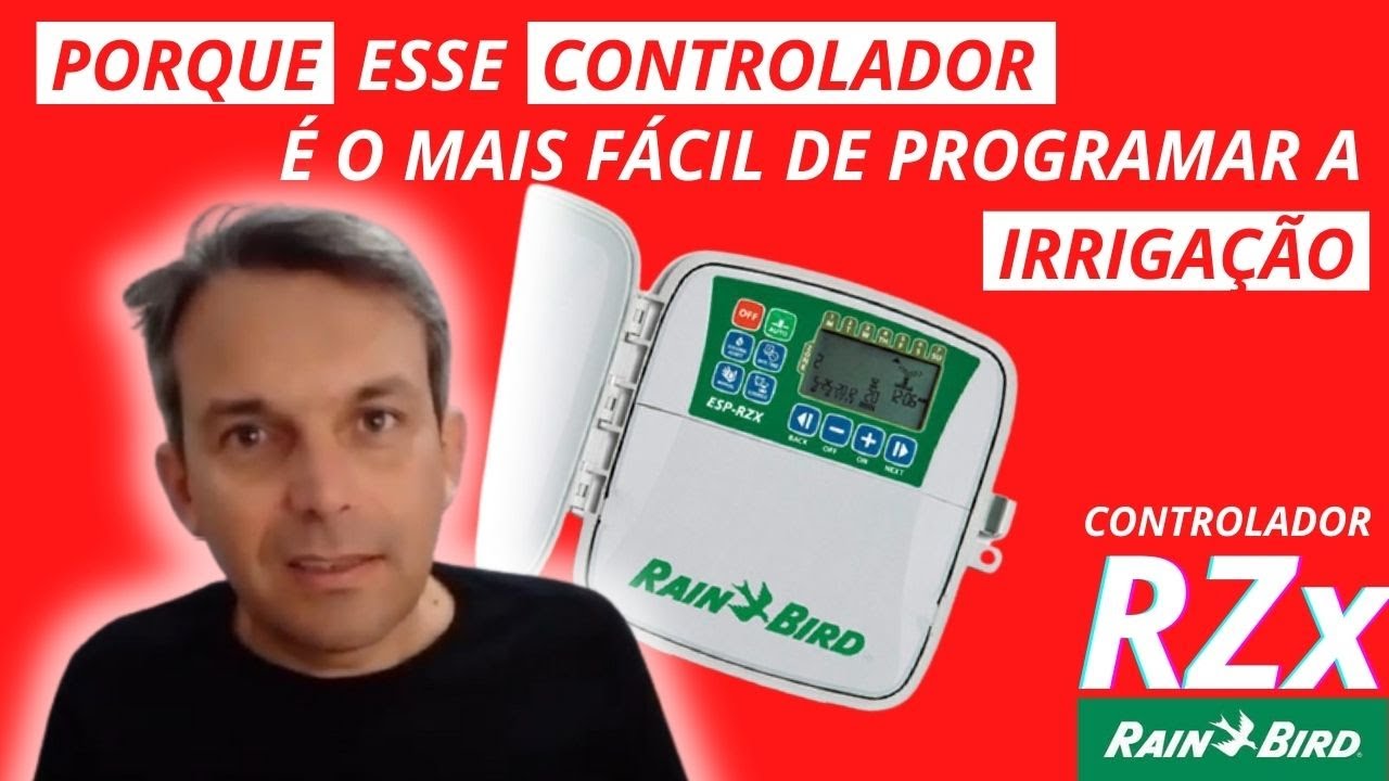 Como programar o quadro controlador RZx Rain Bird