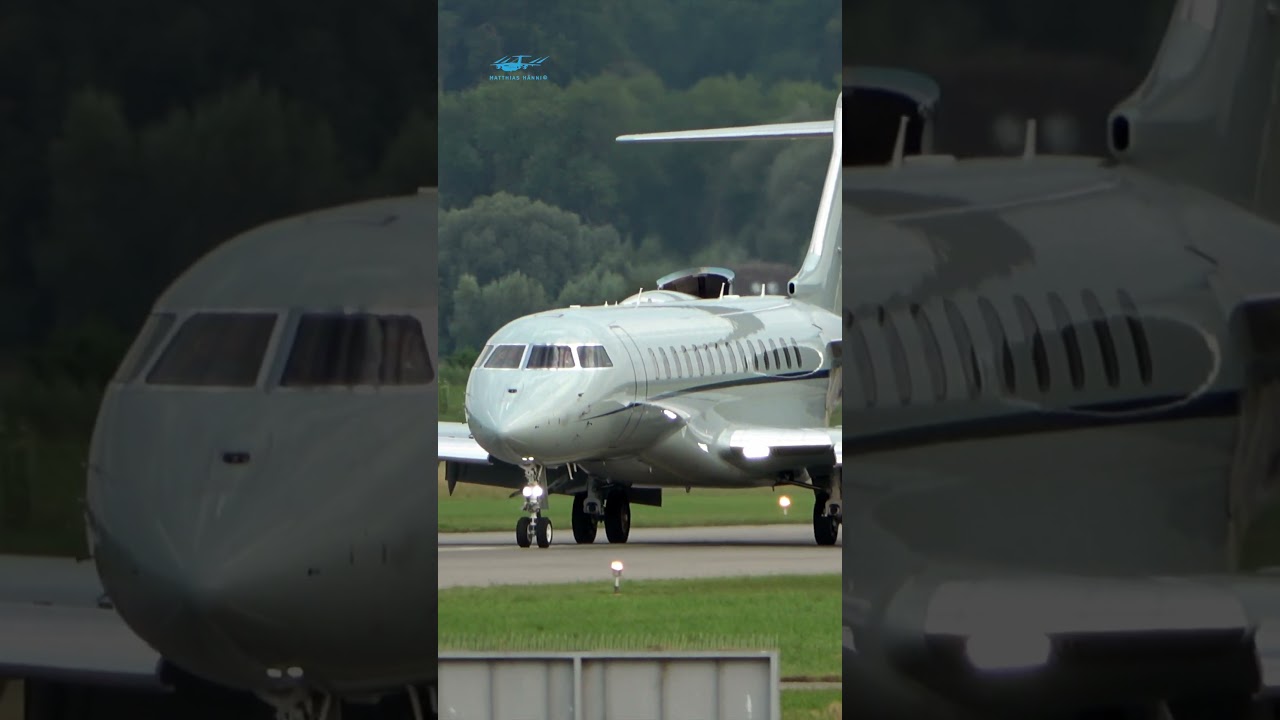 Bombardier Global 7500's Stunning Landing in Bern, Switzerland!