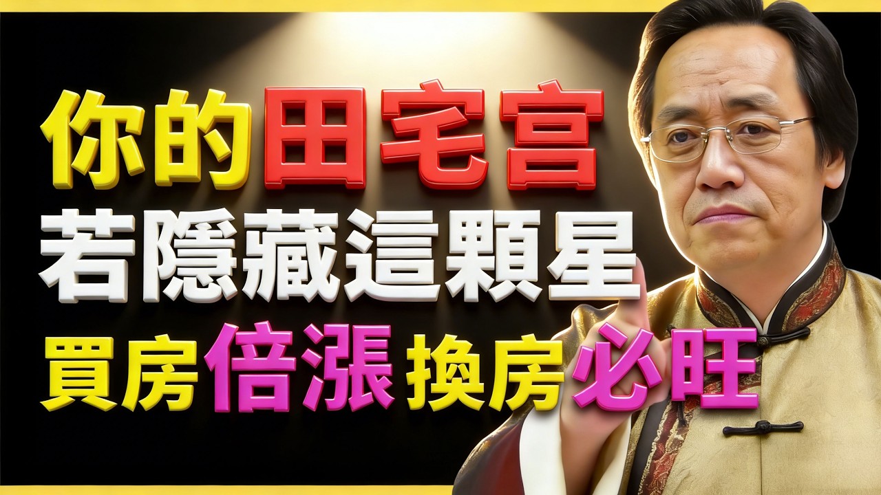 田宅宮藏這顆星，你房產翻倍漲，買房超順！#紫微鬥數 #文曲星解析 #命理教學 #宮位影響 #命理 #性格分析 #倪海廈 #人生規劃 #星曜詳解 #命宮#紫微鬥數
