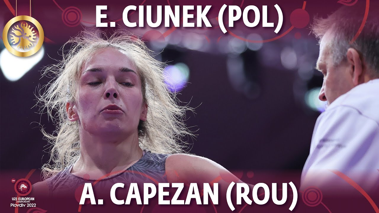 GOLD WW - 65 kg: A. CAPEZAN (ROU) v. E. CIUNEK (POL)