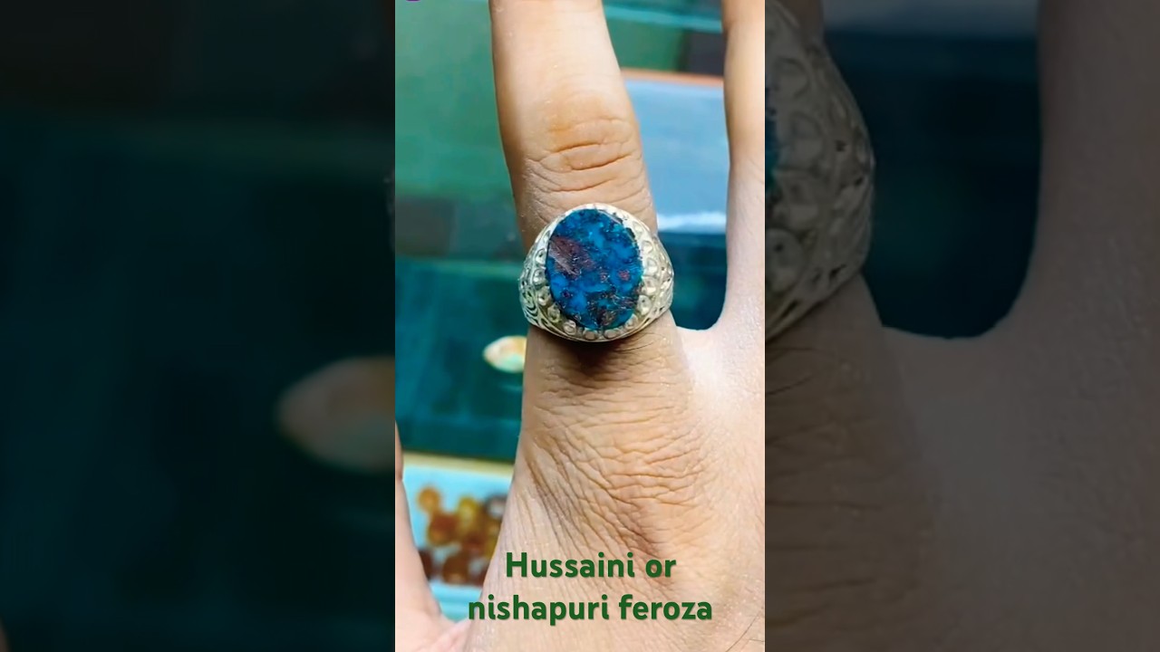 Natural Hussaini feroza or nishapuri feroza stone #mstone #youtubeshorts #youtube