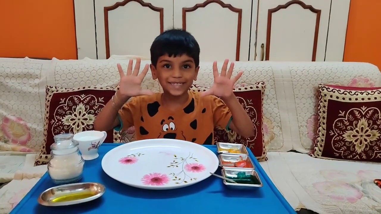 Kids fun experiment- Color Explosion