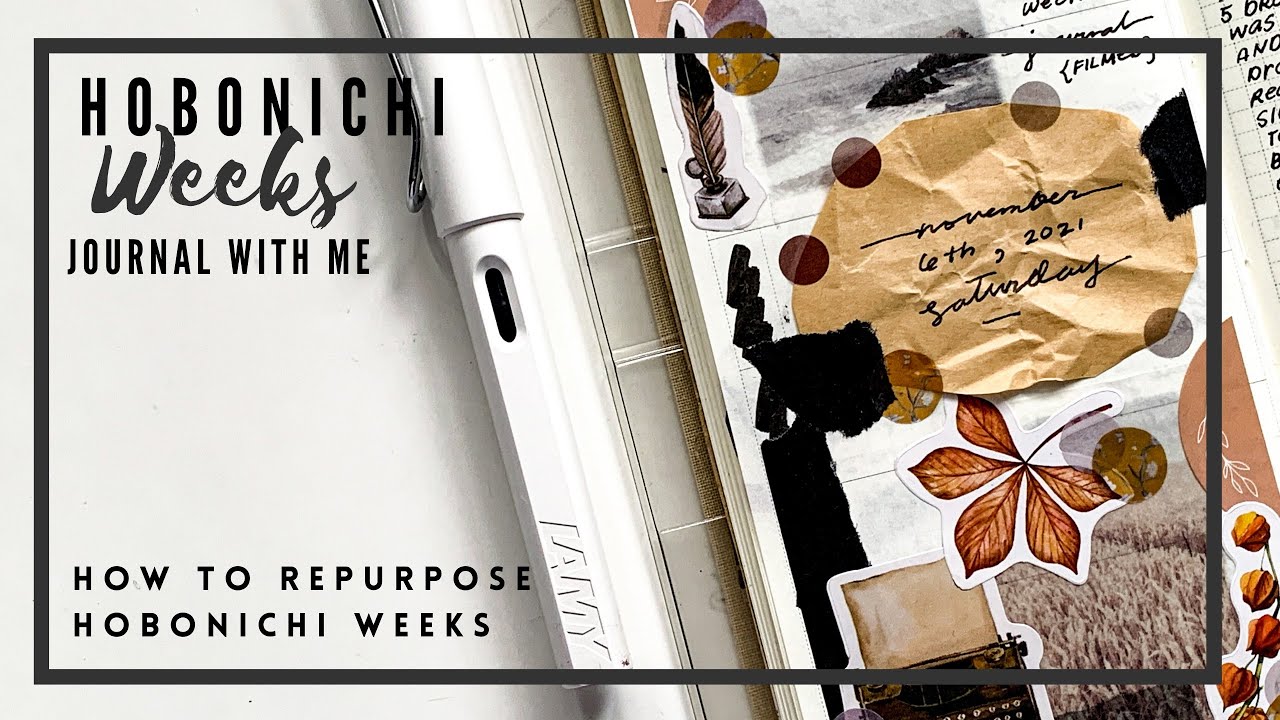 Journal with Me Using an old Hobonichi Weeks | paperjoyph