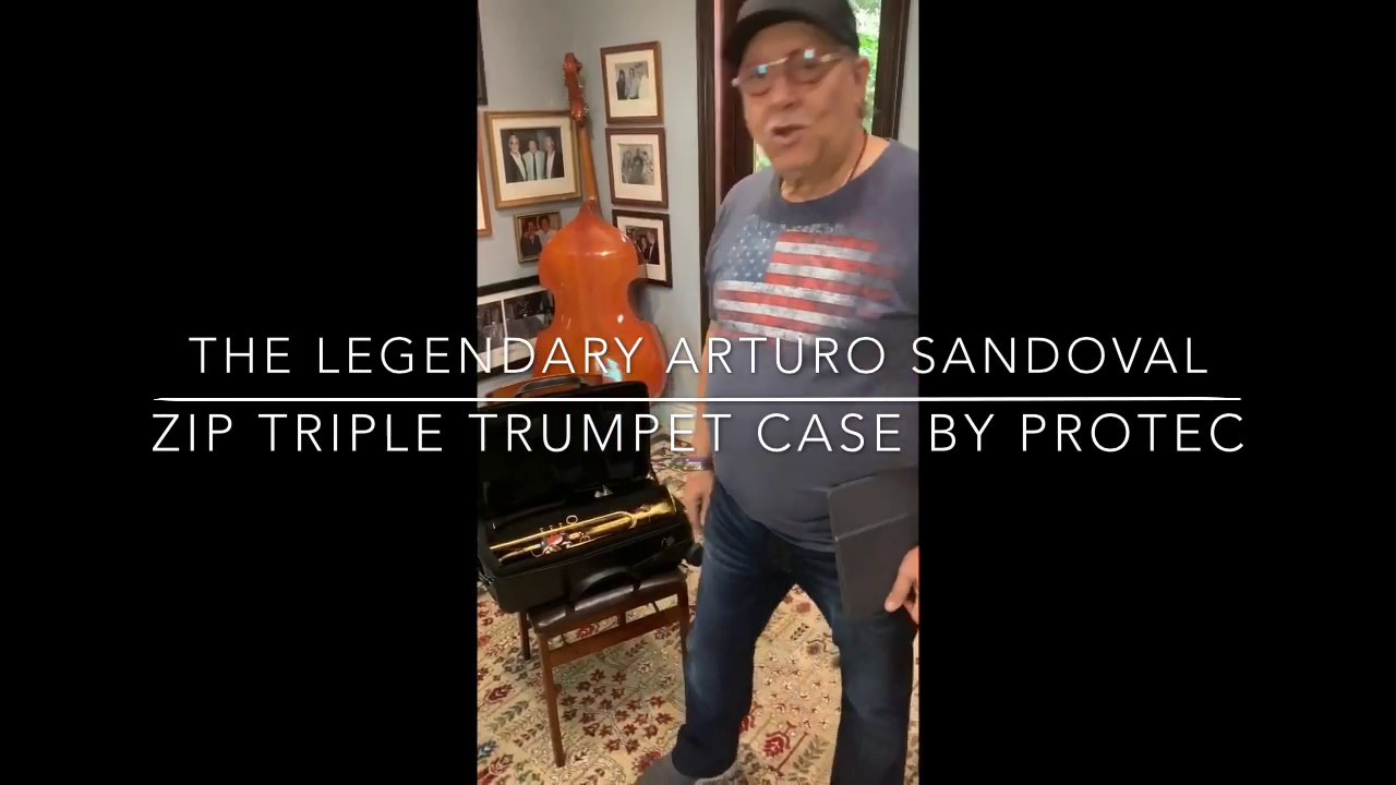 The legendary Arturo Sandoval talks about his Zip Triple Trumpet Case by Protec
