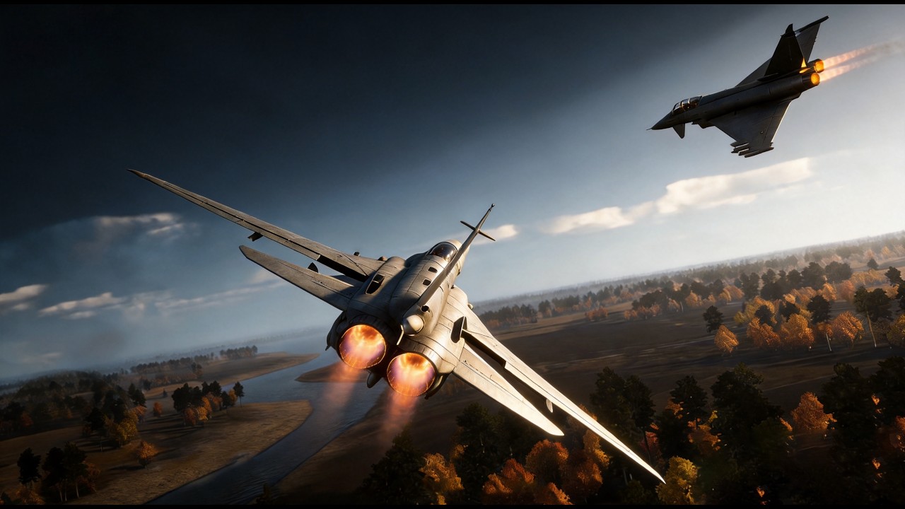 When the four escort fighters sweep past you, what kind of feeling stirs inside you?