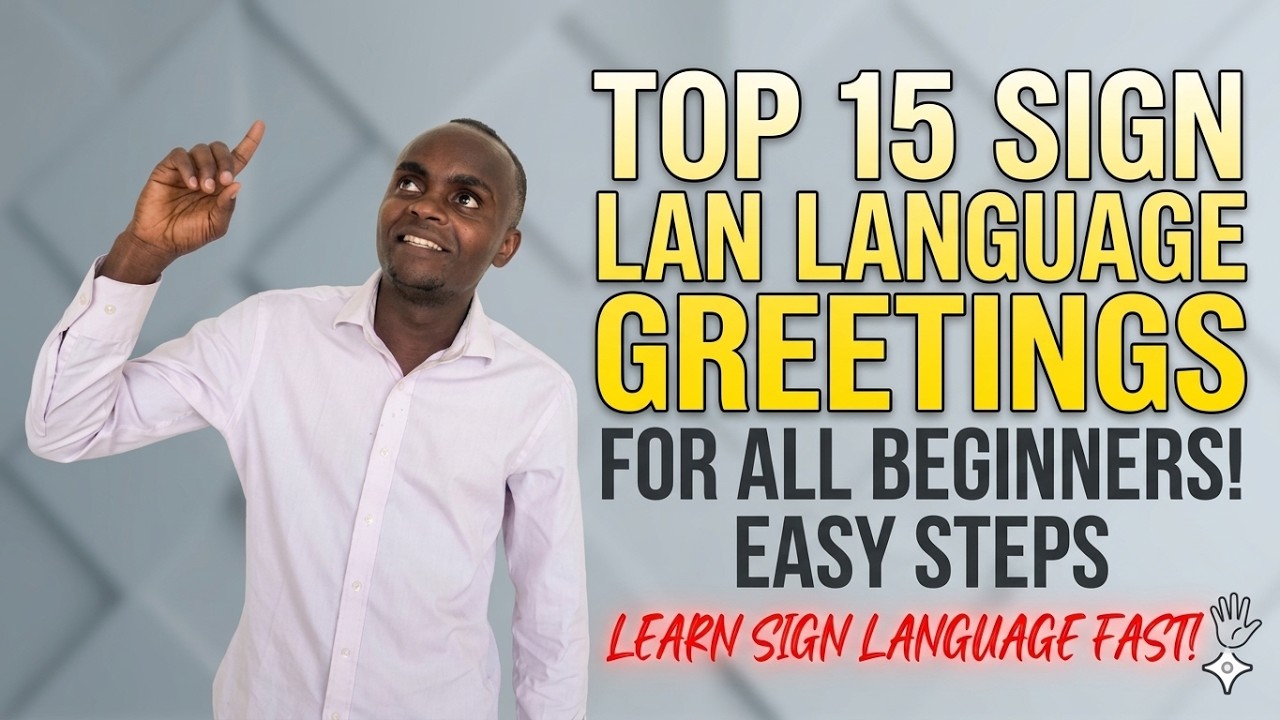 15 ESSENTIAL SIGN LANGUAGE GREETINGS EVERY BEGINNER MUST KNOW! 🤟 (LEARN ASL FAST)