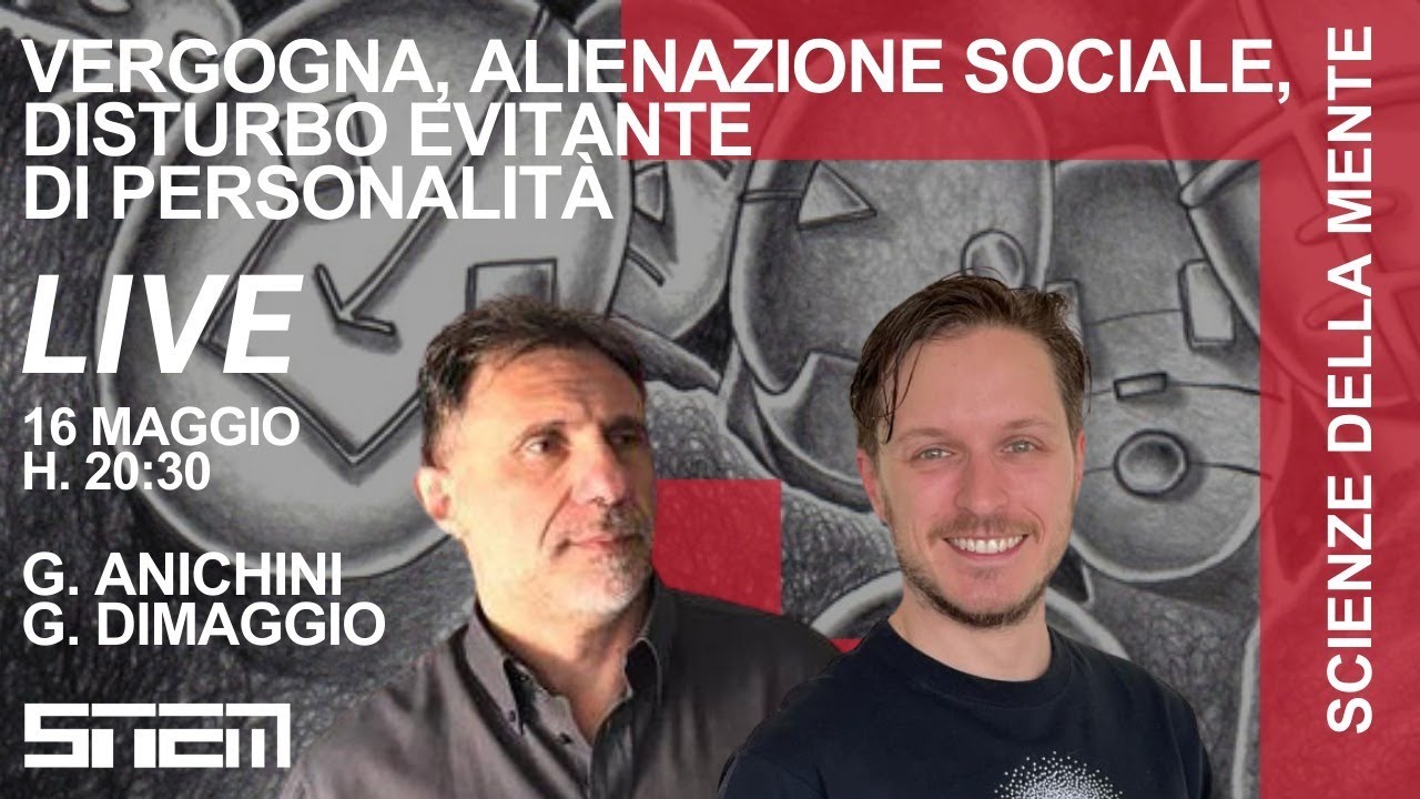 Vergogna, alienazione sociale, disturbo evitante di personalità